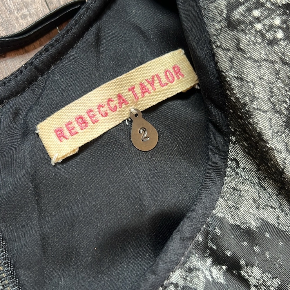 Rebecca Taylor Python Print Cap Sleeve Dress - image 3